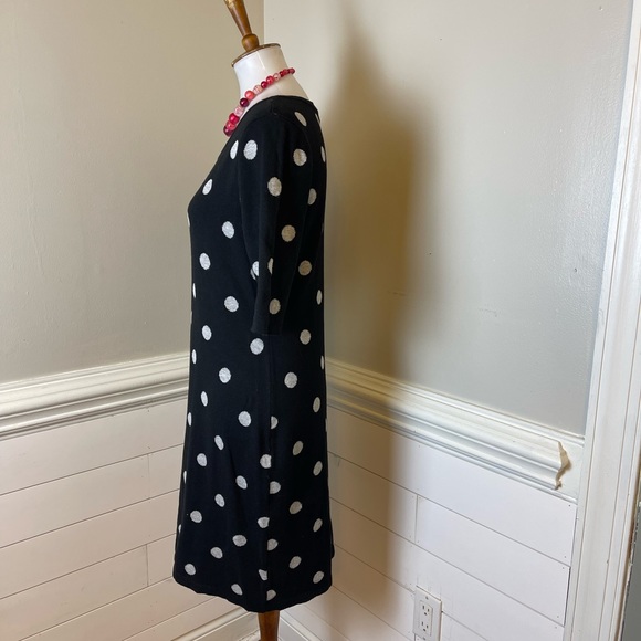 41 Hawthorn Polka Dot Sweater Dress L FREE SHIP - Picture 2 of 5